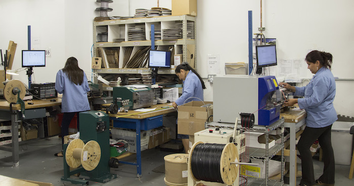 Wire processing machines at Becker Electronics - Ronkonkoma, NY